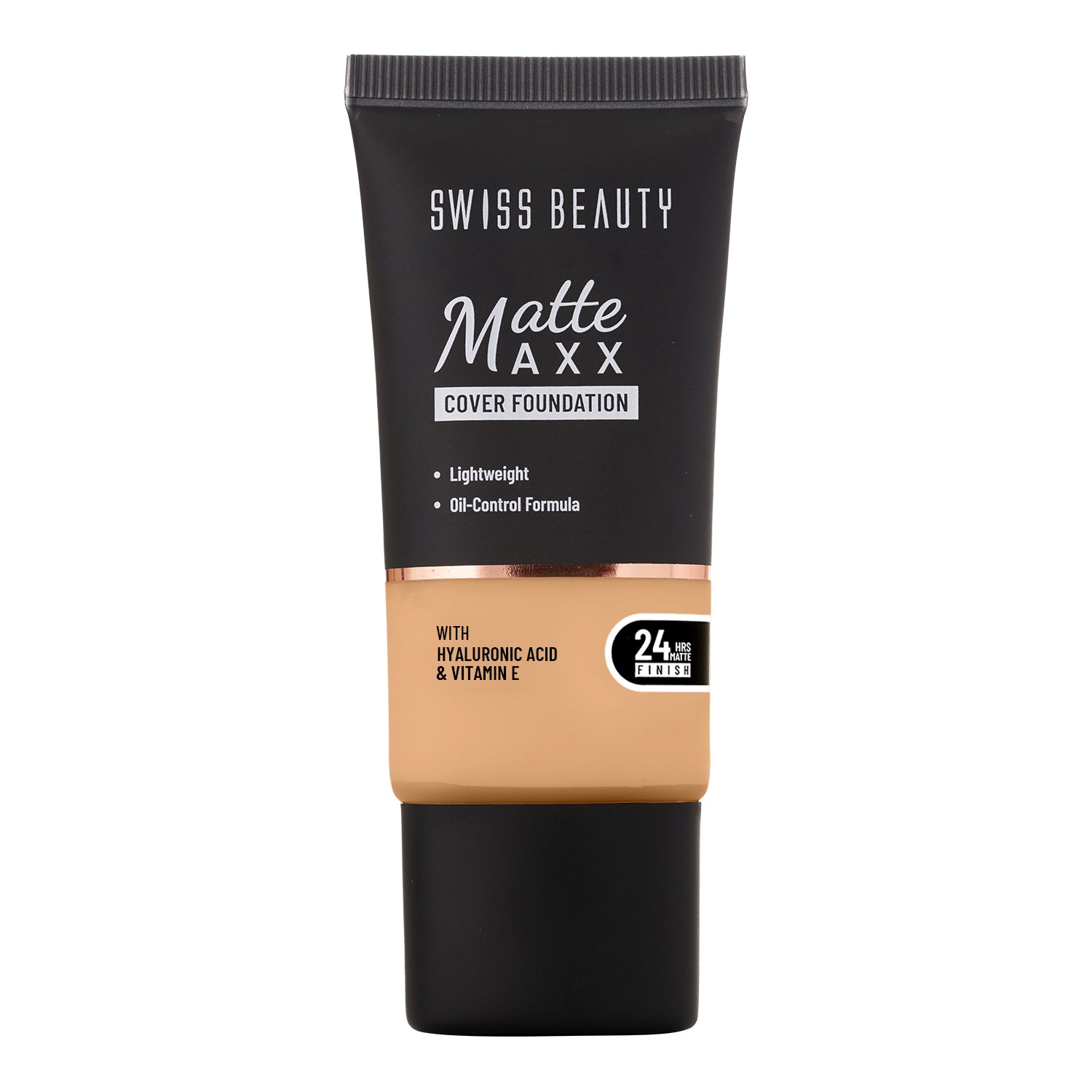 Swiss Beauty Matte Maxx Cover Foundation, Deep Warm — photo 4