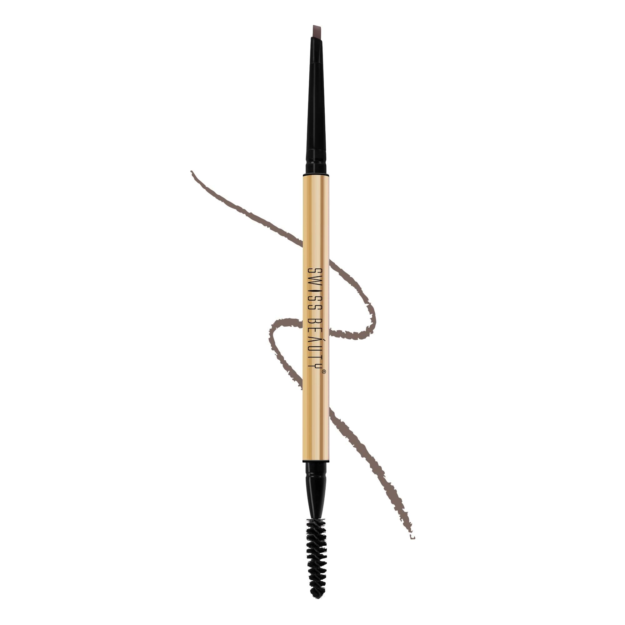 Swiss Beauty Micro Precision eyebrow Pencil, 4Grey Black 0.1G