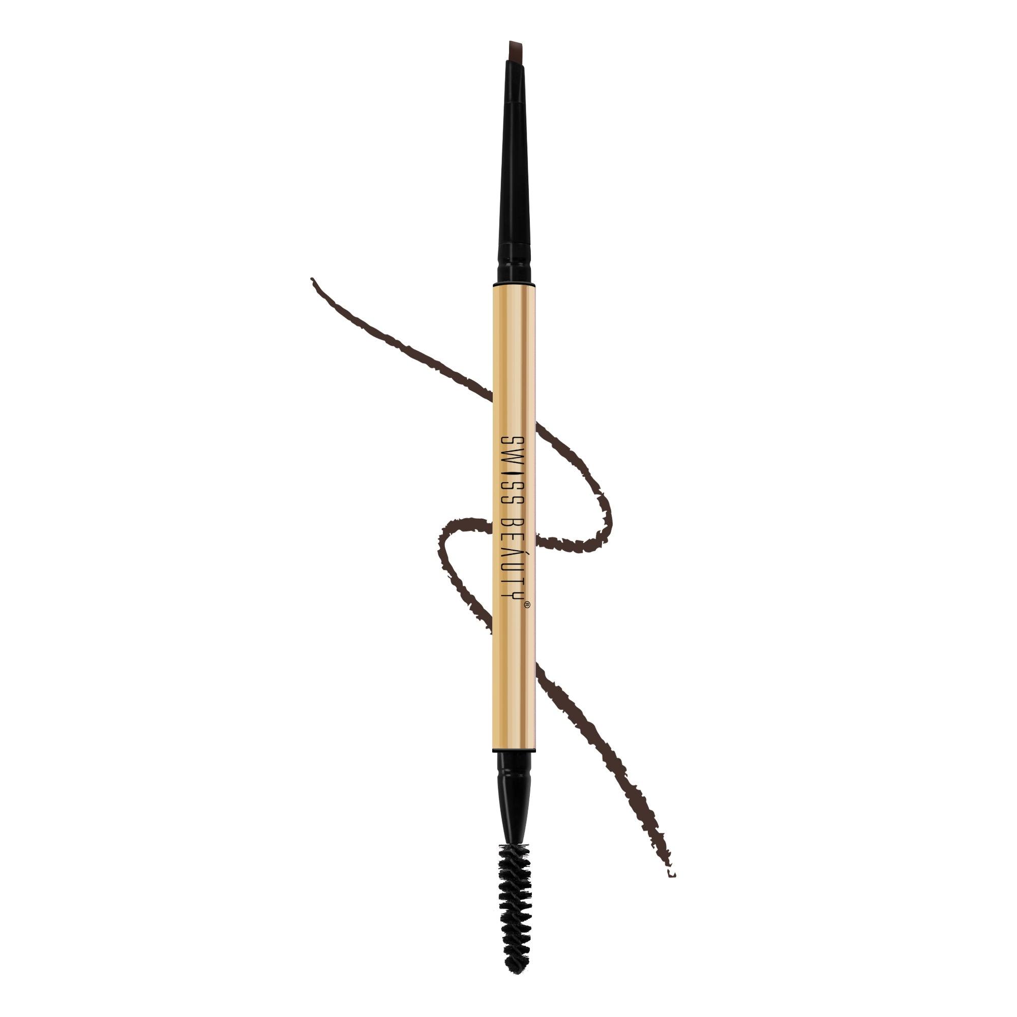Swiss Beauty Micro Precision eyebrow Pencil, Chestnut — photo 4