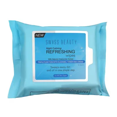 SWISS BEAUTY MOISTURIZING WIPES 25PCS