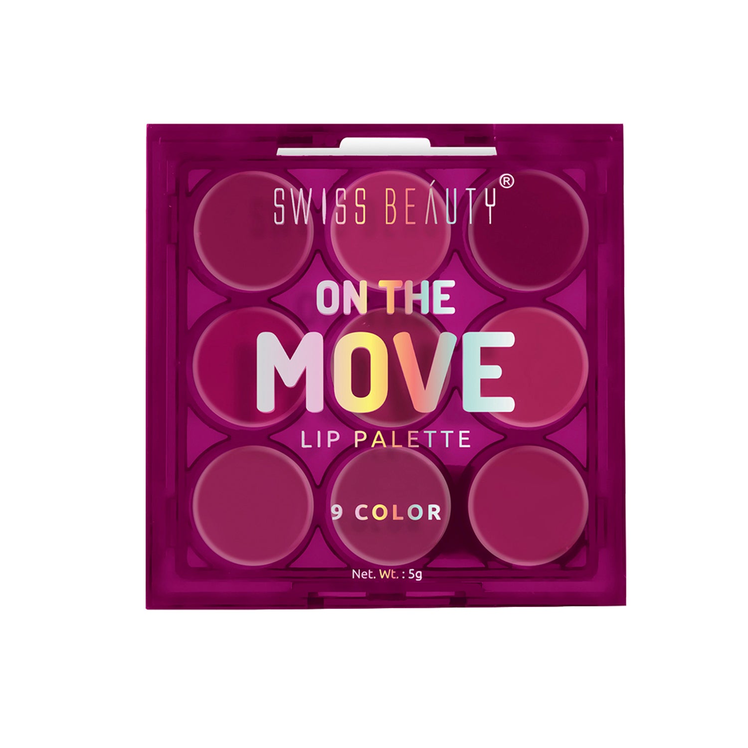 SWISS BEAUTY ON THE MOVE LIP PALETTE 9 COLOR — photo 2