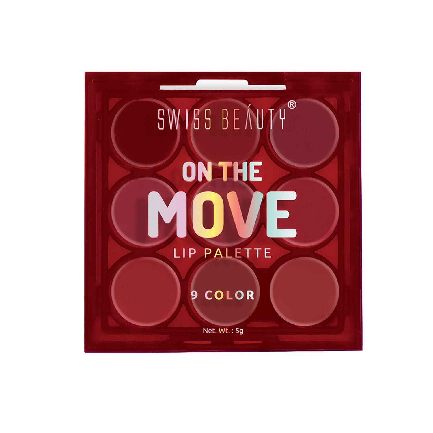 SWISS BEAUTY ON THE MOVE LIP PALETTE 9 COLOR — photo 3