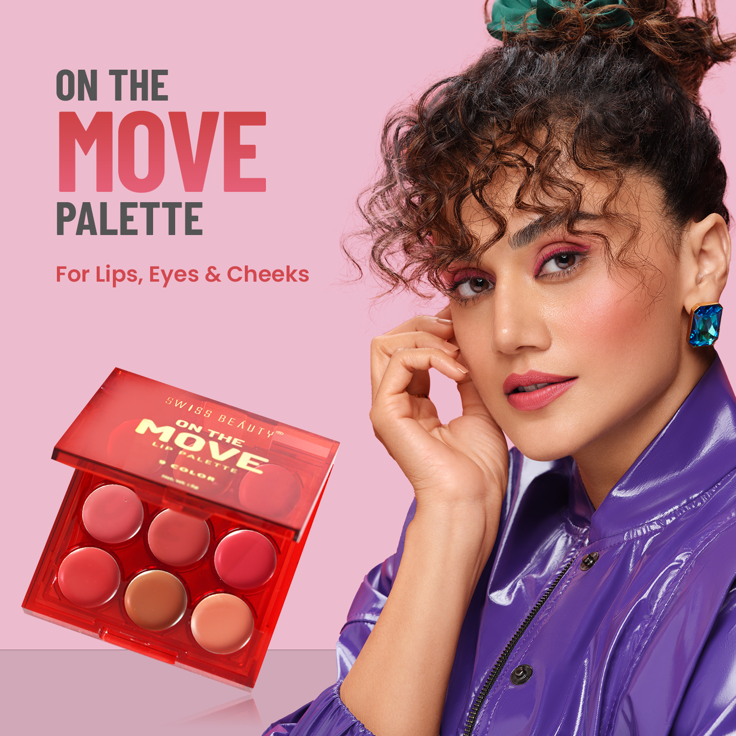 SWISS BEAUTY ON THE MOVE LIP PALETTE 9 COLOR — photo 4
