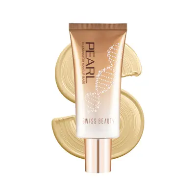 Swiss Beauty Pearl Illuminator Makeup Base, Silver-Pink
