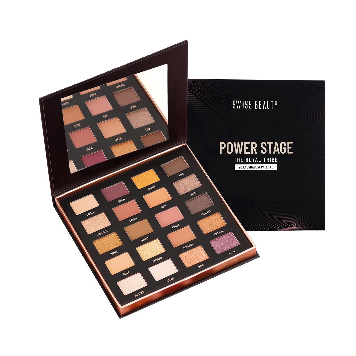 Swiss Beauty Power Stage Eyeshadow Palette, Mystic Glam — photo 2