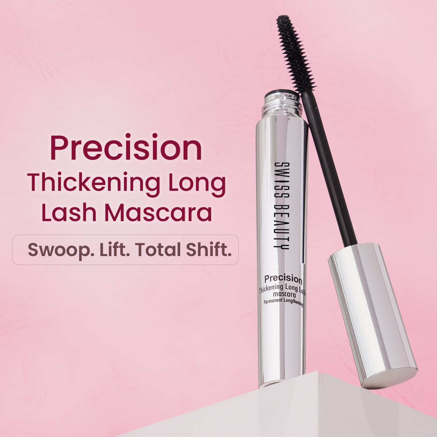 Swiss Beauty Precision Mascara, Black — photo 2