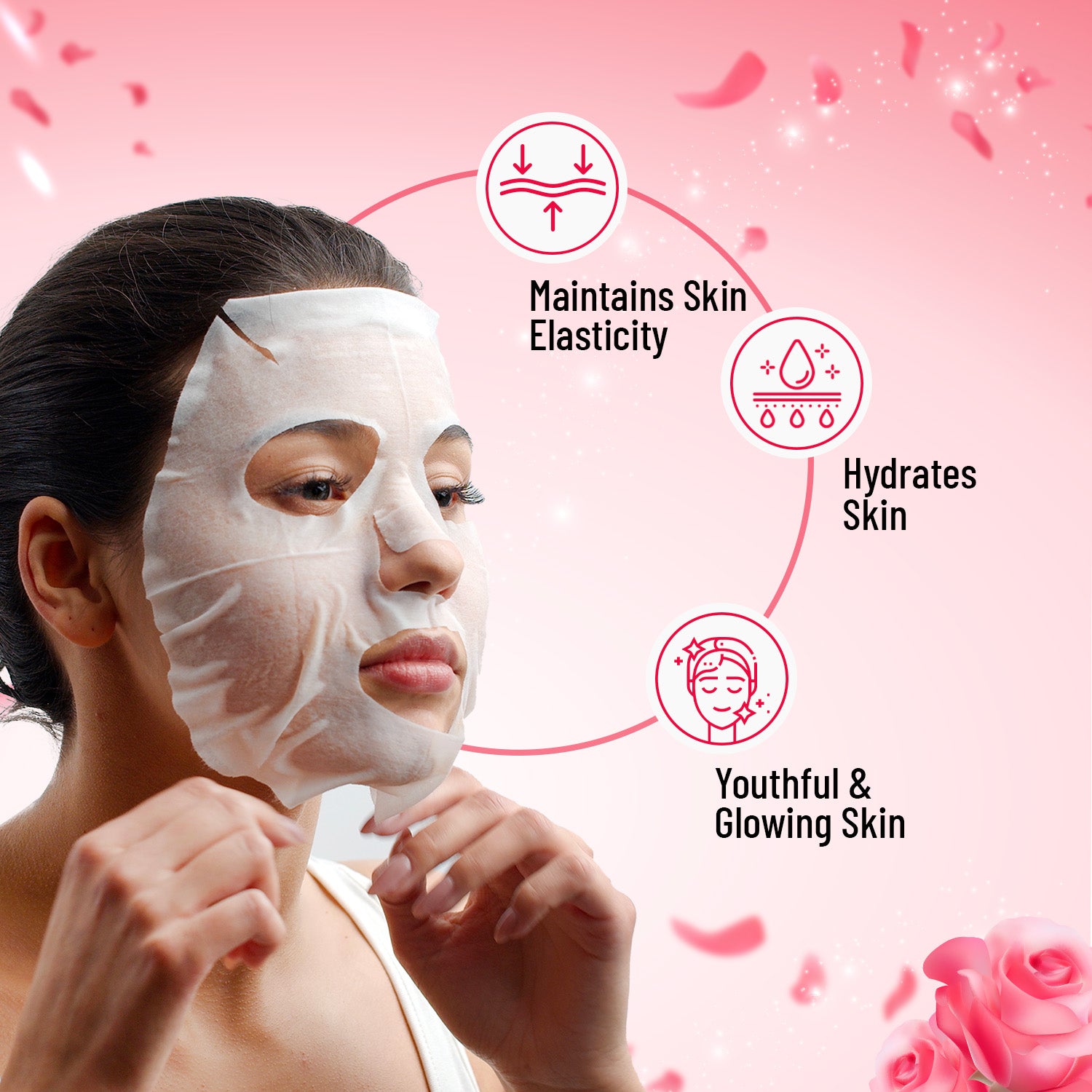 SWISS BEAUTY ROSE & COLLAGEN SHEET MASK — photo 4