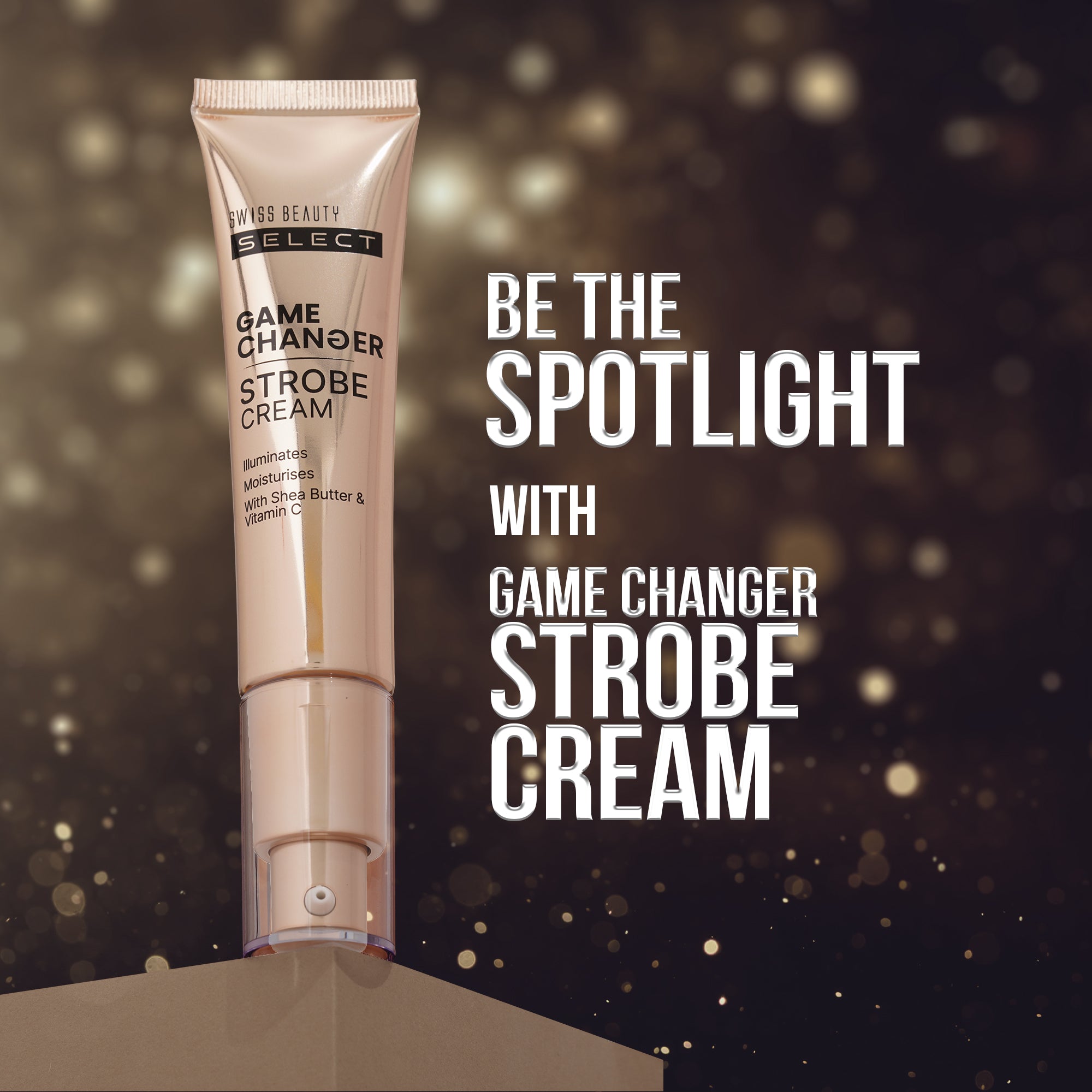 Swiss Beauty Select Game Changer Strobe Cream,02 Gold Sheen 35G — photo 3