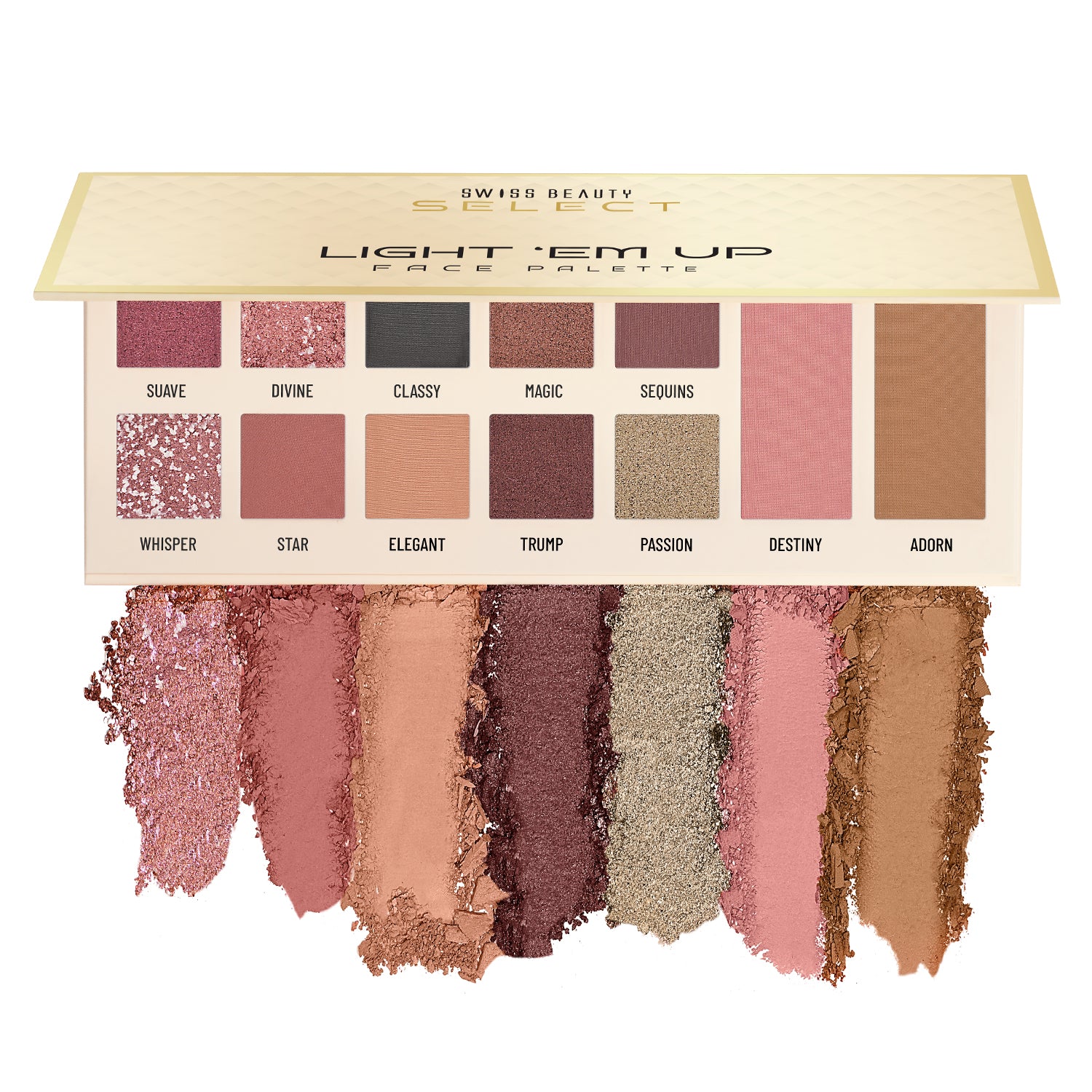Swiss Beauty Select Select Light Em Up Face Palette, Firefly — photo 2