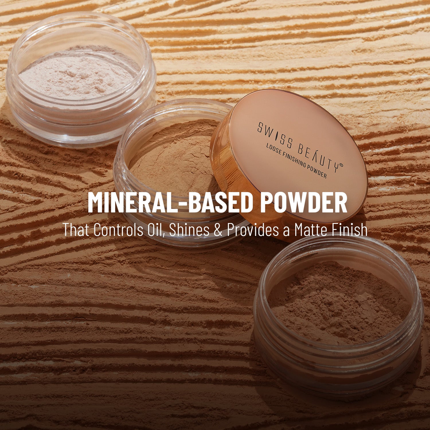 SWISS BEAUTY ULTRA  FINE LOOSE FINISH POWDER N06 TRANSPARENT 8G — photo 3