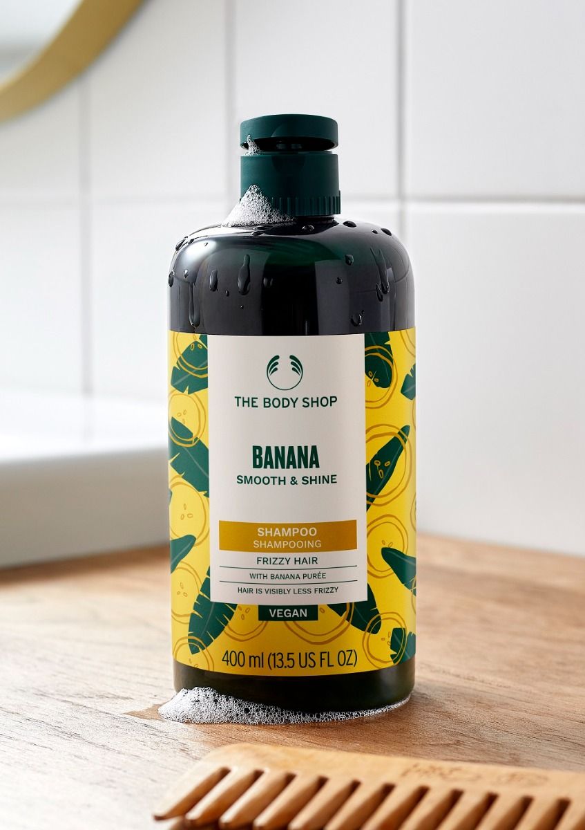 The Body Shop Banana Smooth & Shine Shampoo-400ML — photo 2