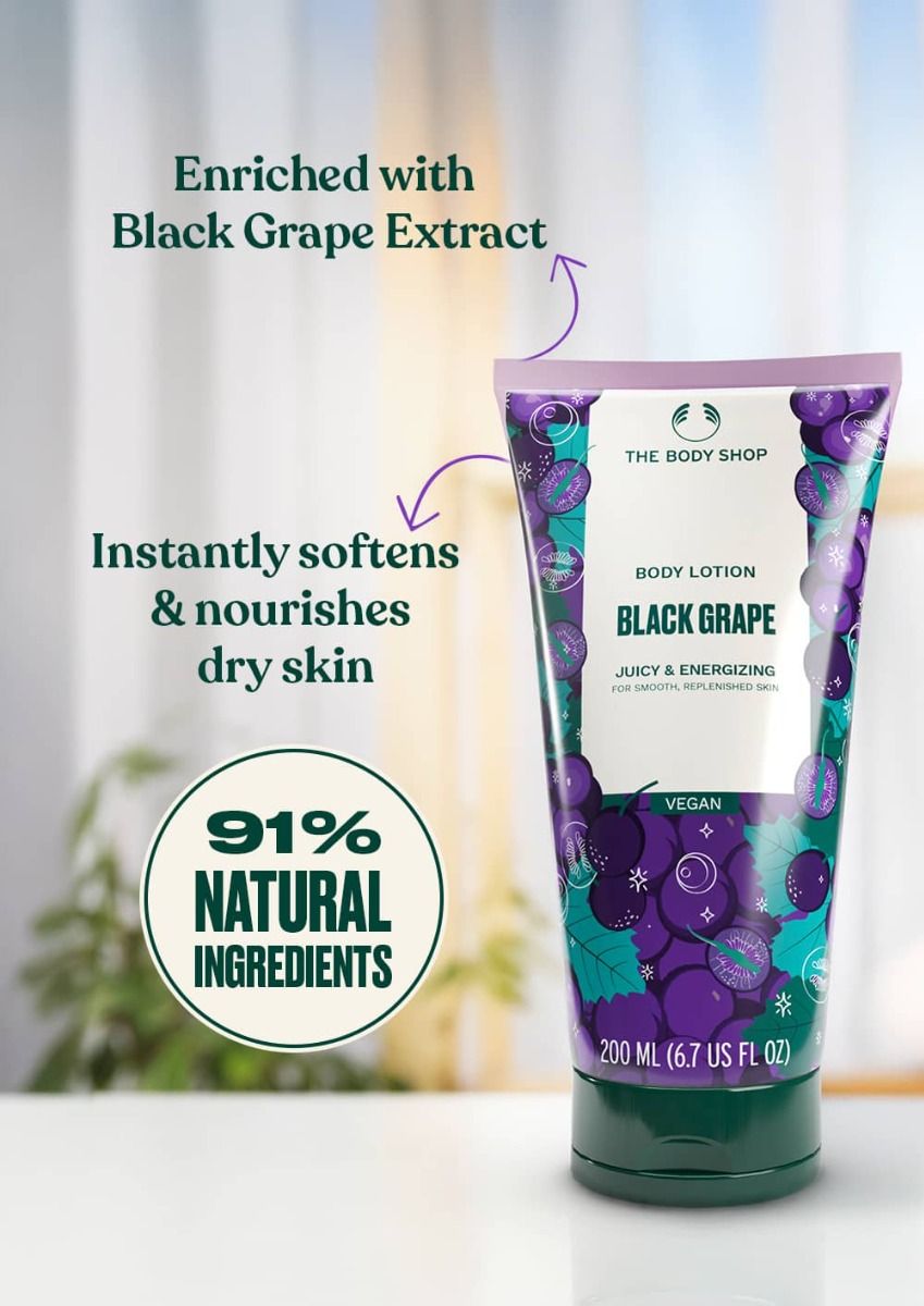 The Body Shop Black Grape Body Lotion-200ML — photo 3