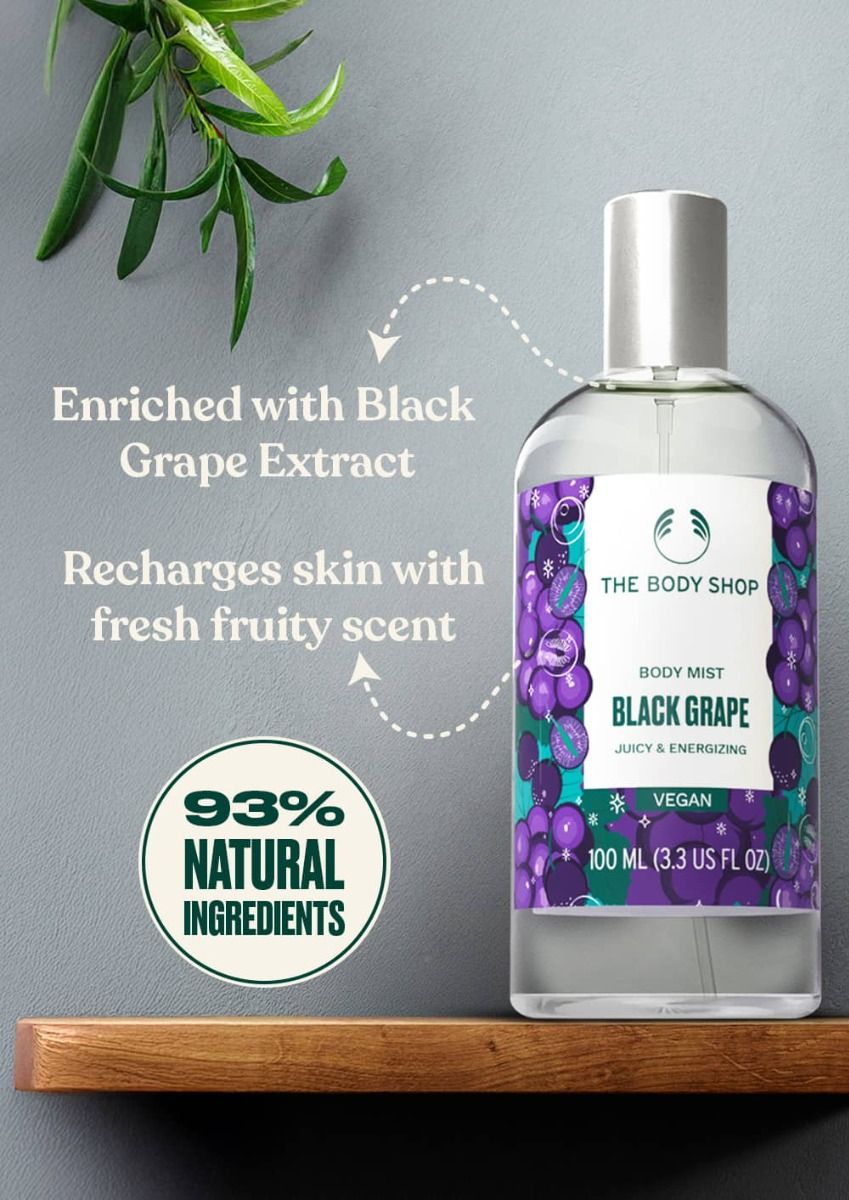 The Body Shop Black Grape Body Mist-100ML — photo 2