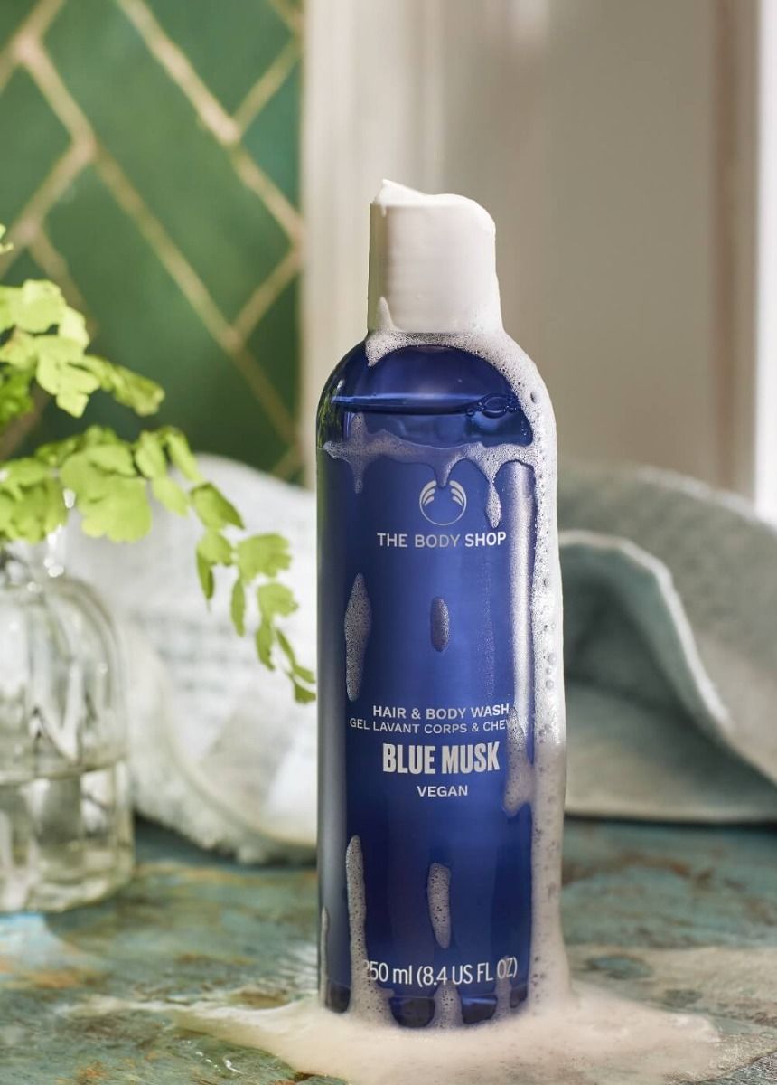 The Body Shop Blue Musk Hair And Body Wash-250ML — photo 3