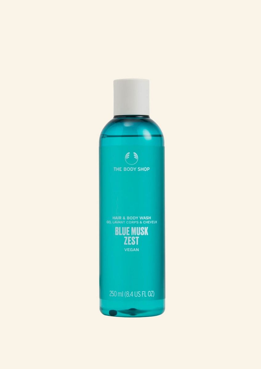The Body Shop Blue Musk Zest Hair And Body Wash-250ML
