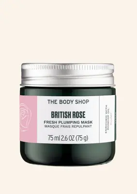The Body Shop British Rose Fresh Plumping Mask-75ML
