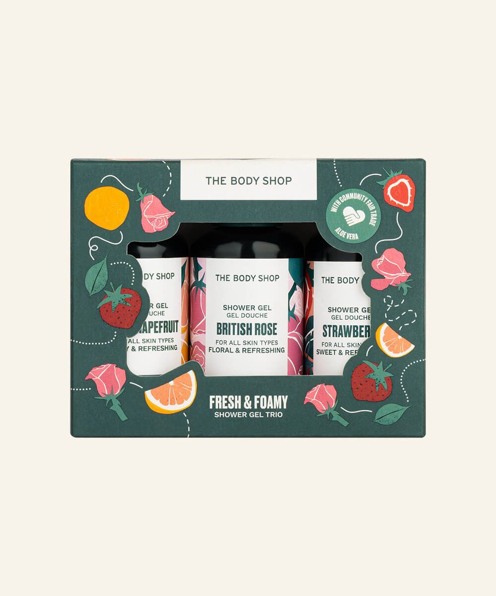 The Body Shop Fresh & Foamy Shower Gel Trio-1 Pc