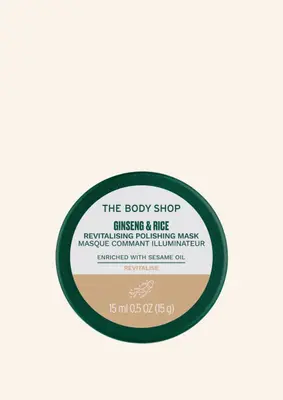 The Body Shop Ginseng & Rice Revitalising Polishing Mask-15ML