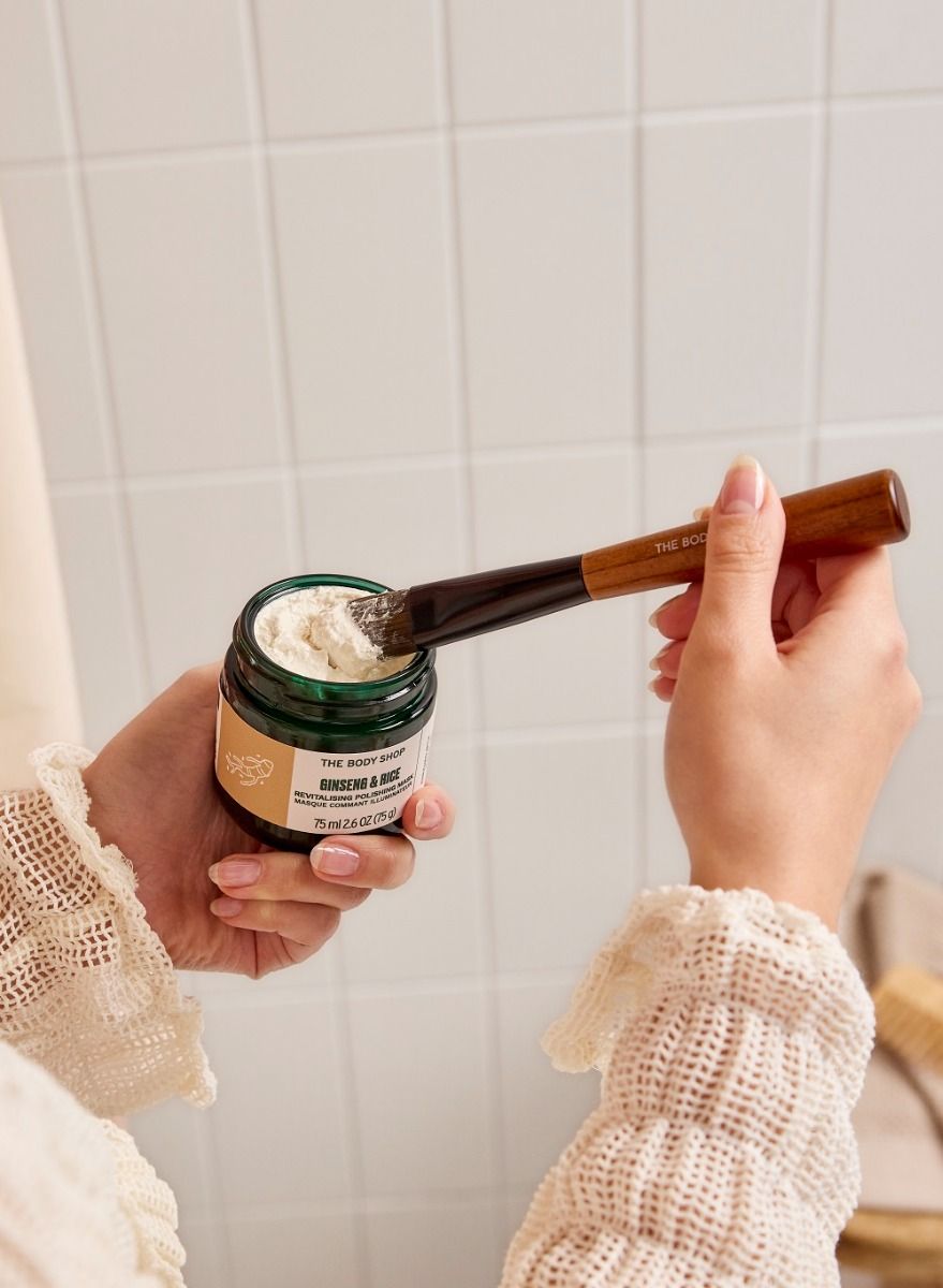 The Body Shop Ginseng & Rice Revitalising Polishing Mask-75ML — photo 4