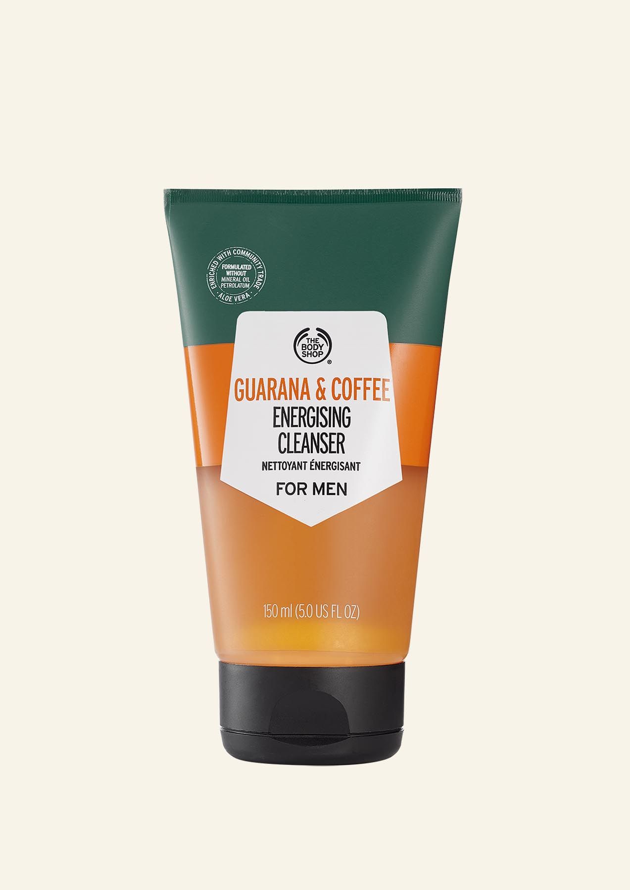 The Body Shop Guarana and Coffee Energising Cleanser For Men-150ML — photo 2