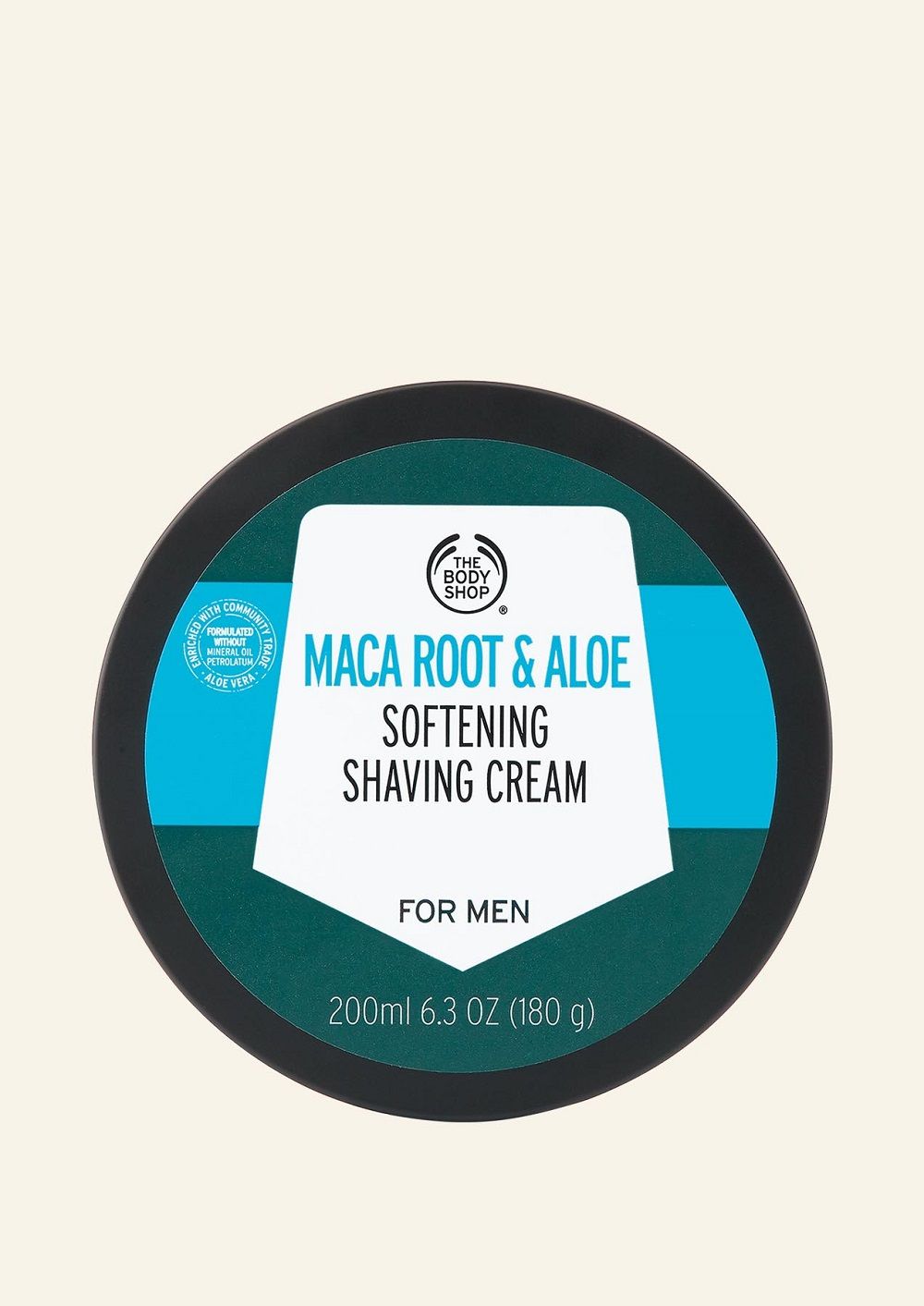 The Body Shop Maca Root & Aloe Softening Shaving Cream For Men-200ML