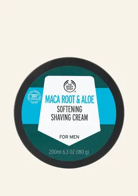 The Body Shop Maca Root & Aloe Softening Shaving Cream For Men-200ML