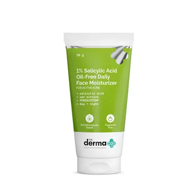 THE DERMA CO 1% SALICYLIC ACID OIL FREE DAILY MOISTURIZER 50G