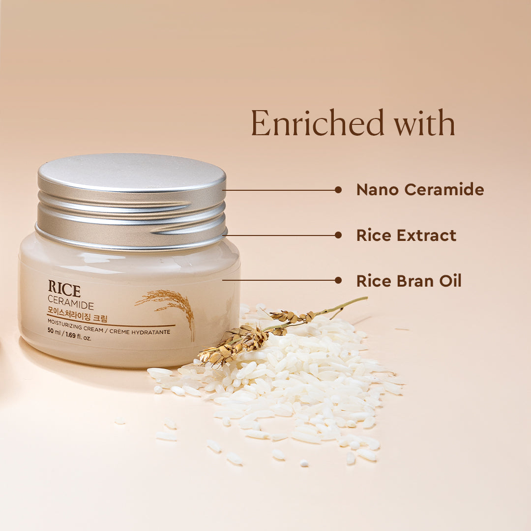 The Face Shop Ceramide & Rice Moisturizing Cream 50ml — photo 3
