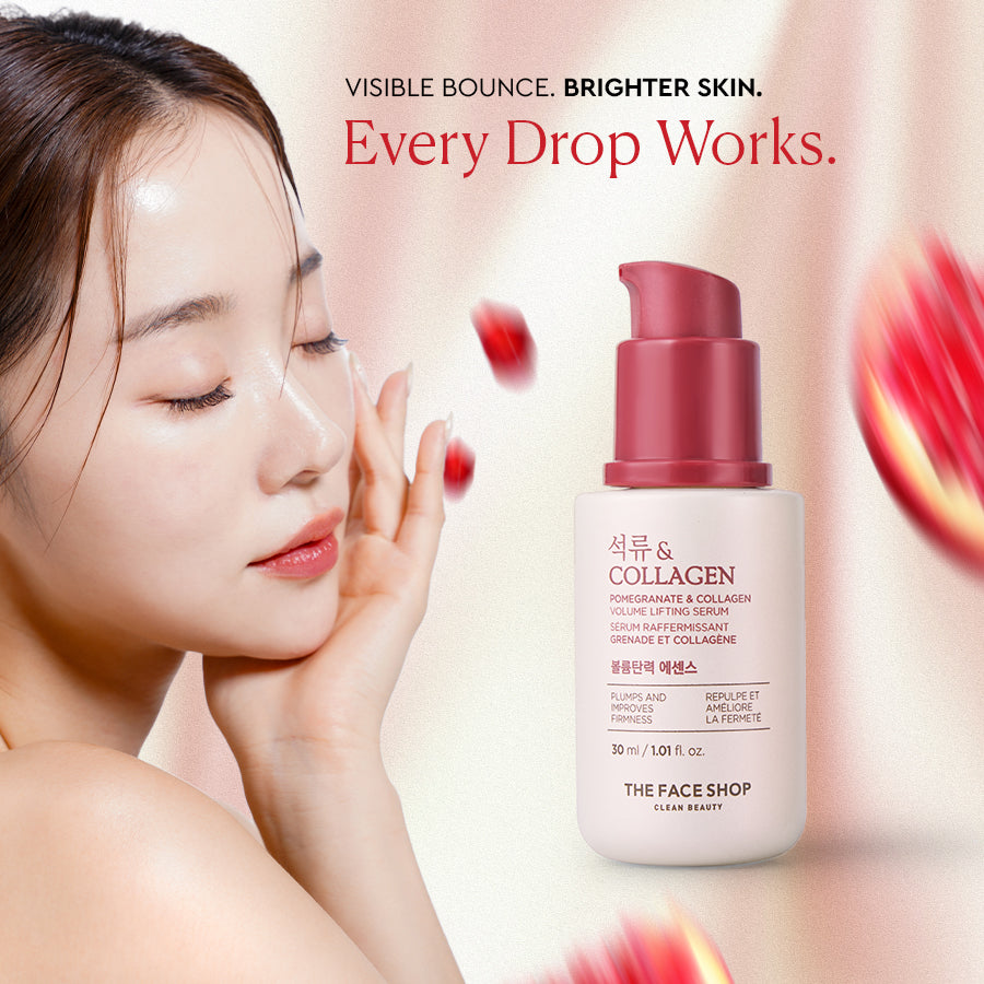 The Face Shop Collagen & Pomegranate Volume Lifting Serum 30ml — photo 3