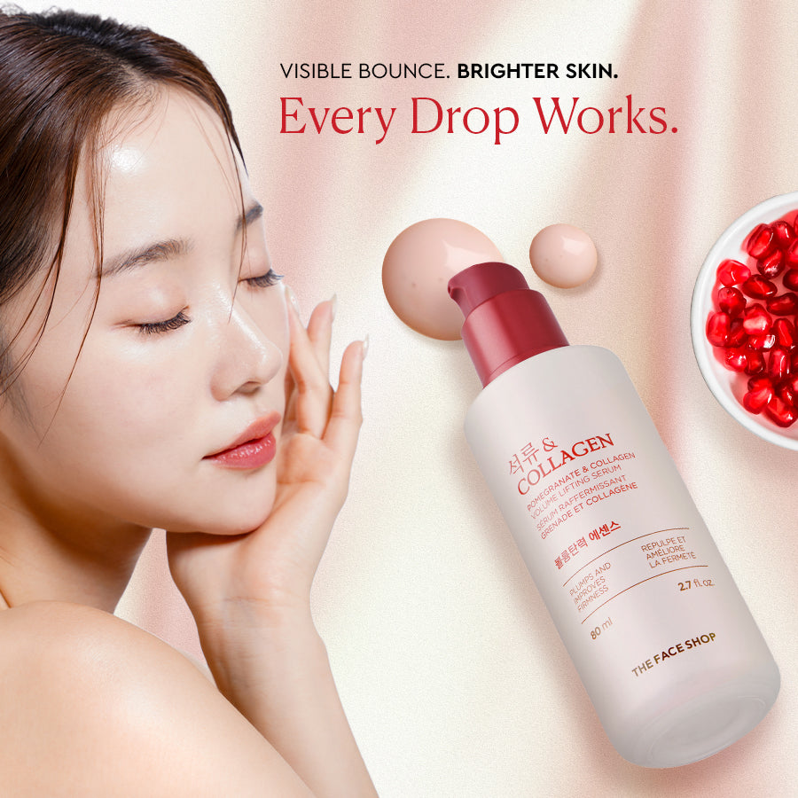 The Face Shop Collagen & Pomegranate Volume Lifting Serum 80ml — photo 3