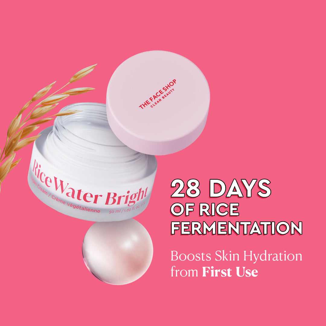 THE FACE SHOP RICE WATER BRIGHT VEGAN CREAM 50ML — photo 2