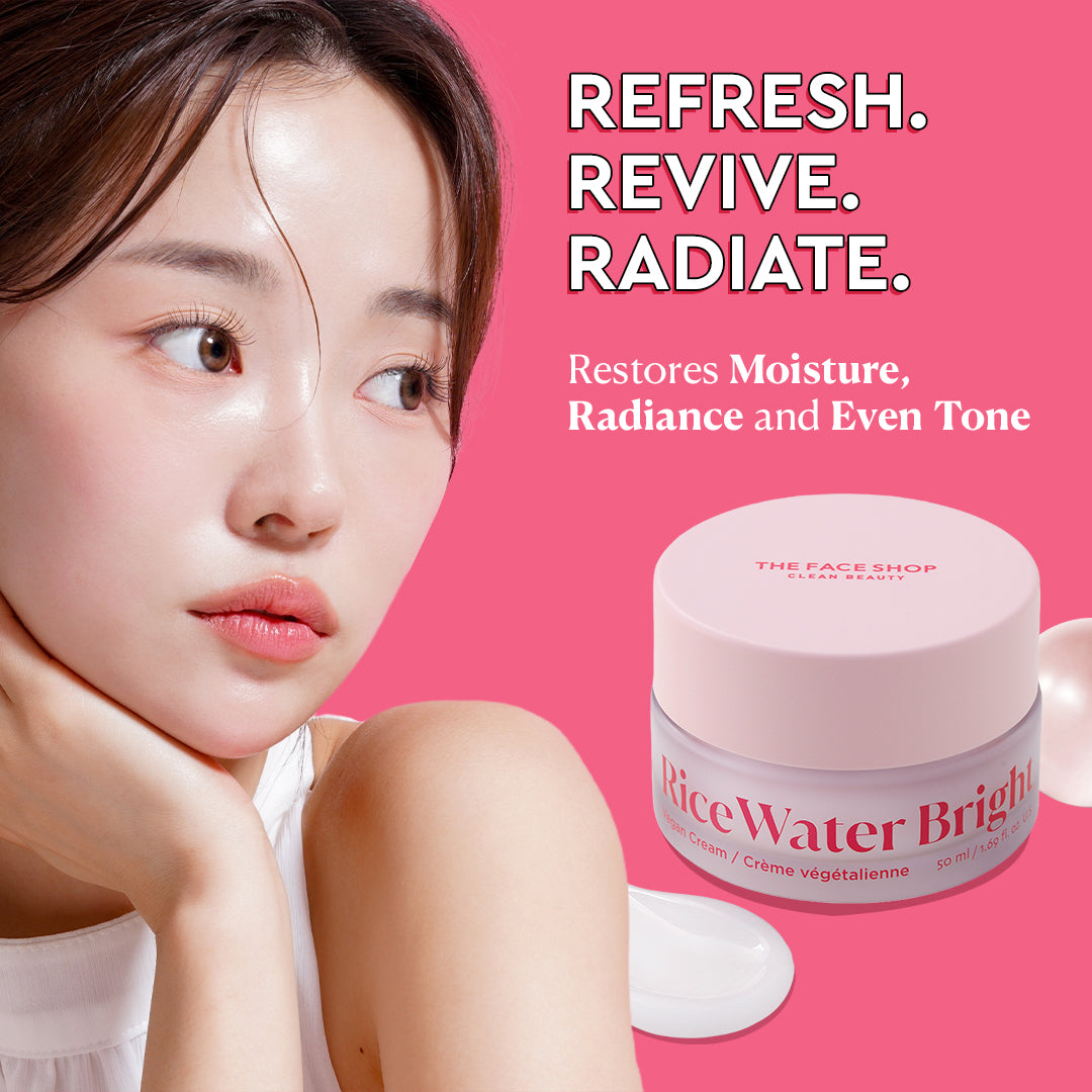 THE FACE SHOP RICE WATER BRIGHT VEGAN CREAM 50ML — photo 3