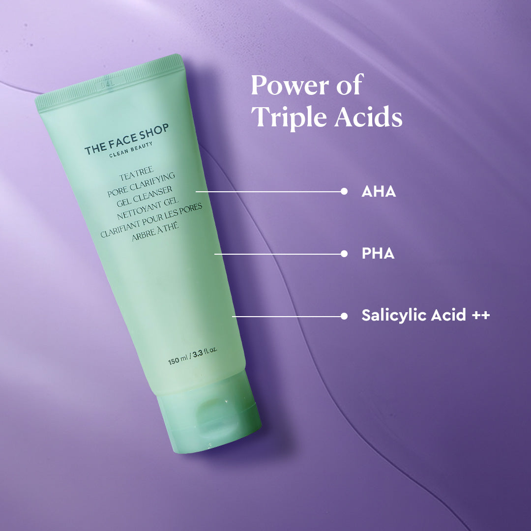 The Face Shop Tea Tree Pore Clarifying Gel Cleanser 150ml — photo 3