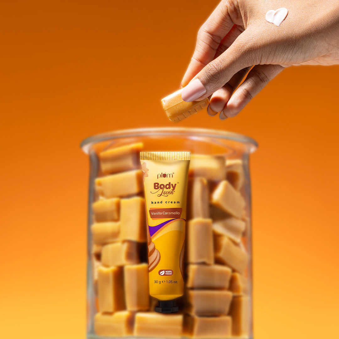 Vanilla Caramello Hand Cream by Plum Body Lovin', 30 g