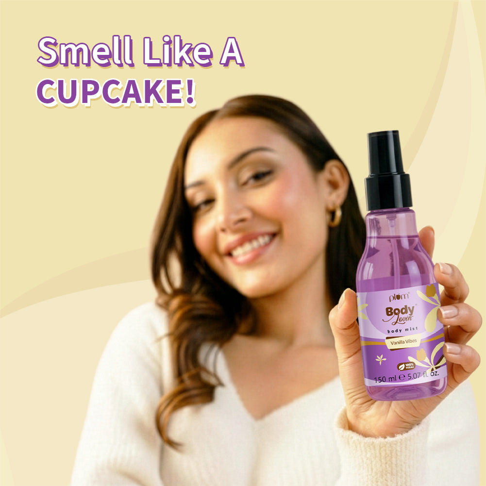 Vanilla Vibes Body Mist by Plum BodyLovin', 100 ml — photo 3