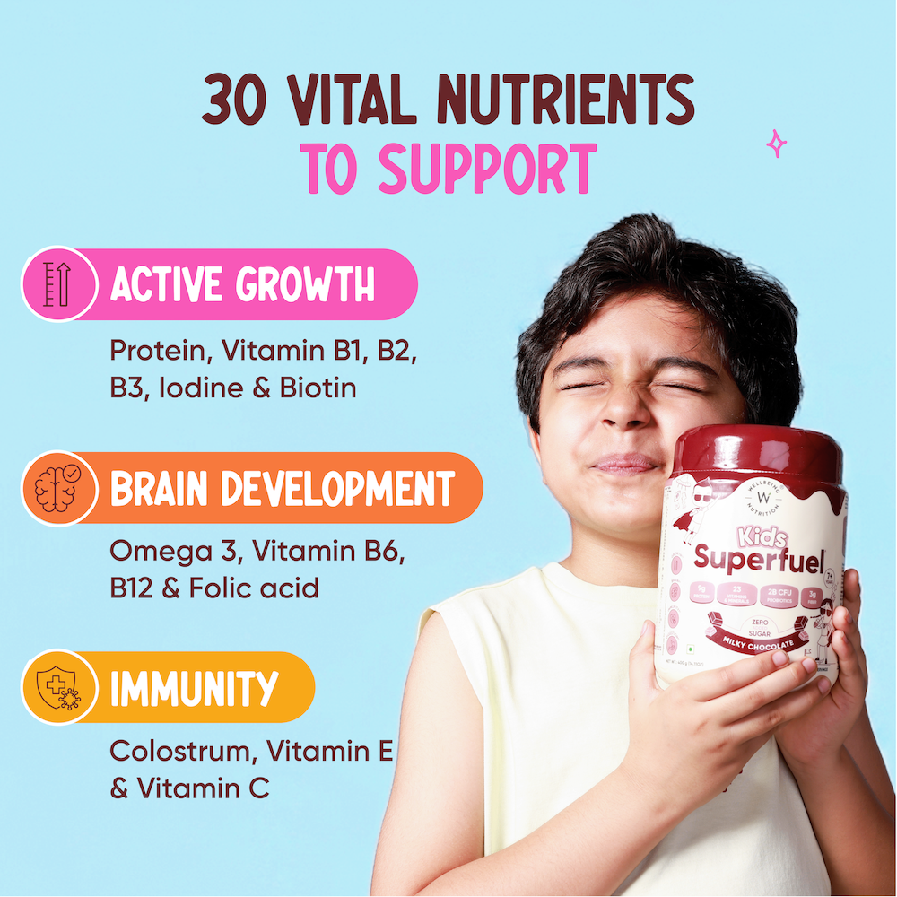 WELLBEING KIDS SUPERFUEL MILKY CHOCOLATE 40G — photo 3