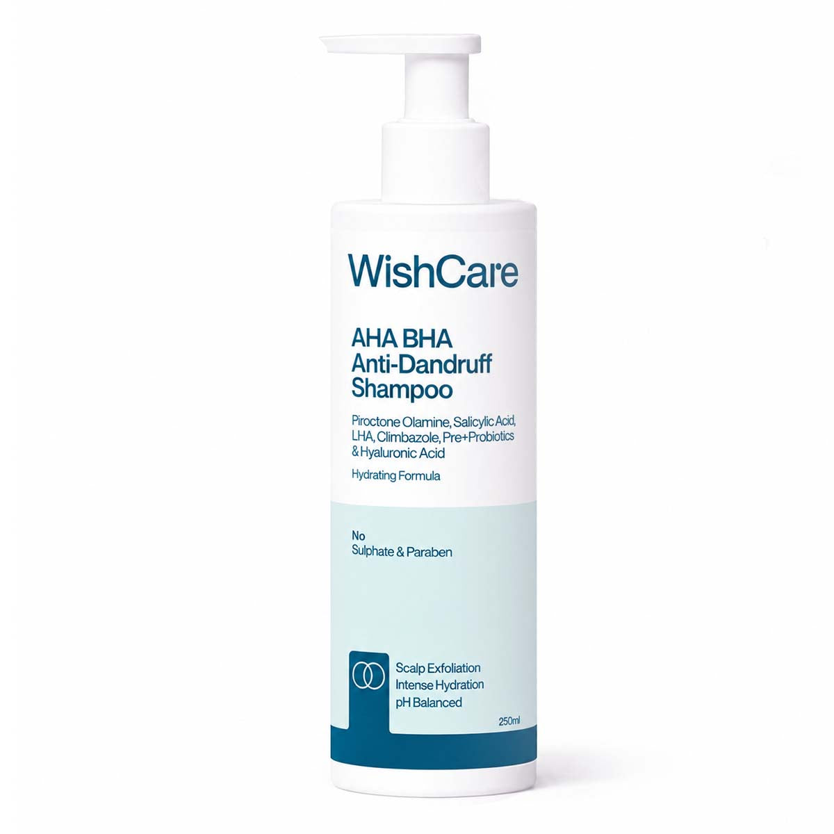 WISH CARE AHA BHA ANTI DANDRUFF SHAMPOO 250ML