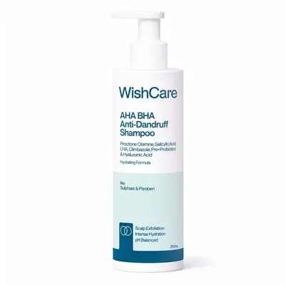 WISH CARE AHA BHA ANTI DANDRUFF SHAMPOO 250ML