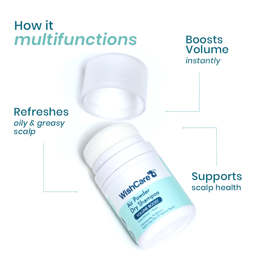 WISH CARE AIR POWDER DRY SHAMPOO VOLUME BOOST 10G — photo 3