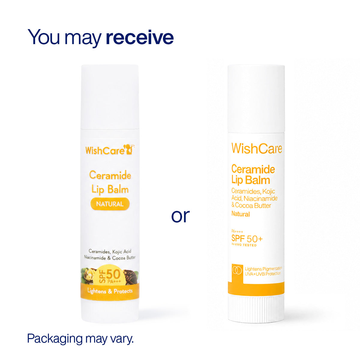 WISH CARE CERAMIDE LIP BALM NATURAL SPF50 PA+++ — photo 2