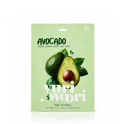 YURI WOORI AVOCADO NATURAL GARDEN ESSENCE SHEET MASK 2.5ML