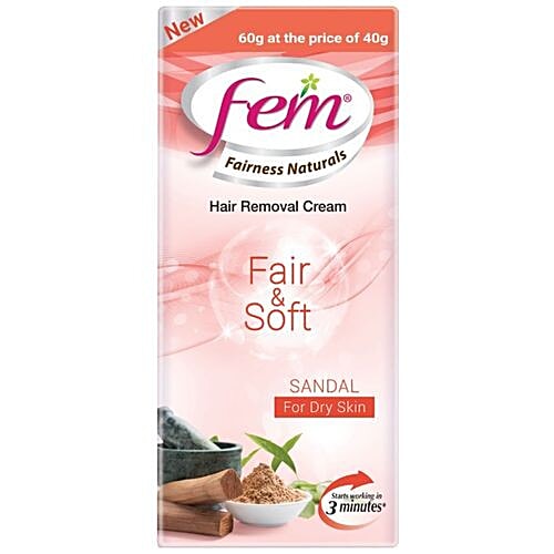FEM HAIR REMOVAL CREAM SANDAL DRY SKIN