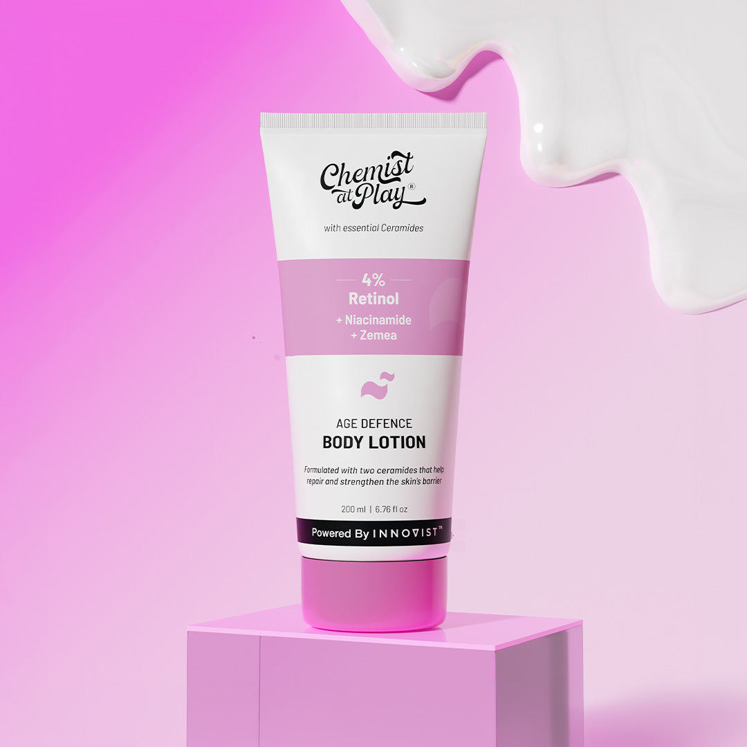 CHEMIST AT PLAY 4% RETINOL AGE DEFENCE BODY LOTION 200ML
