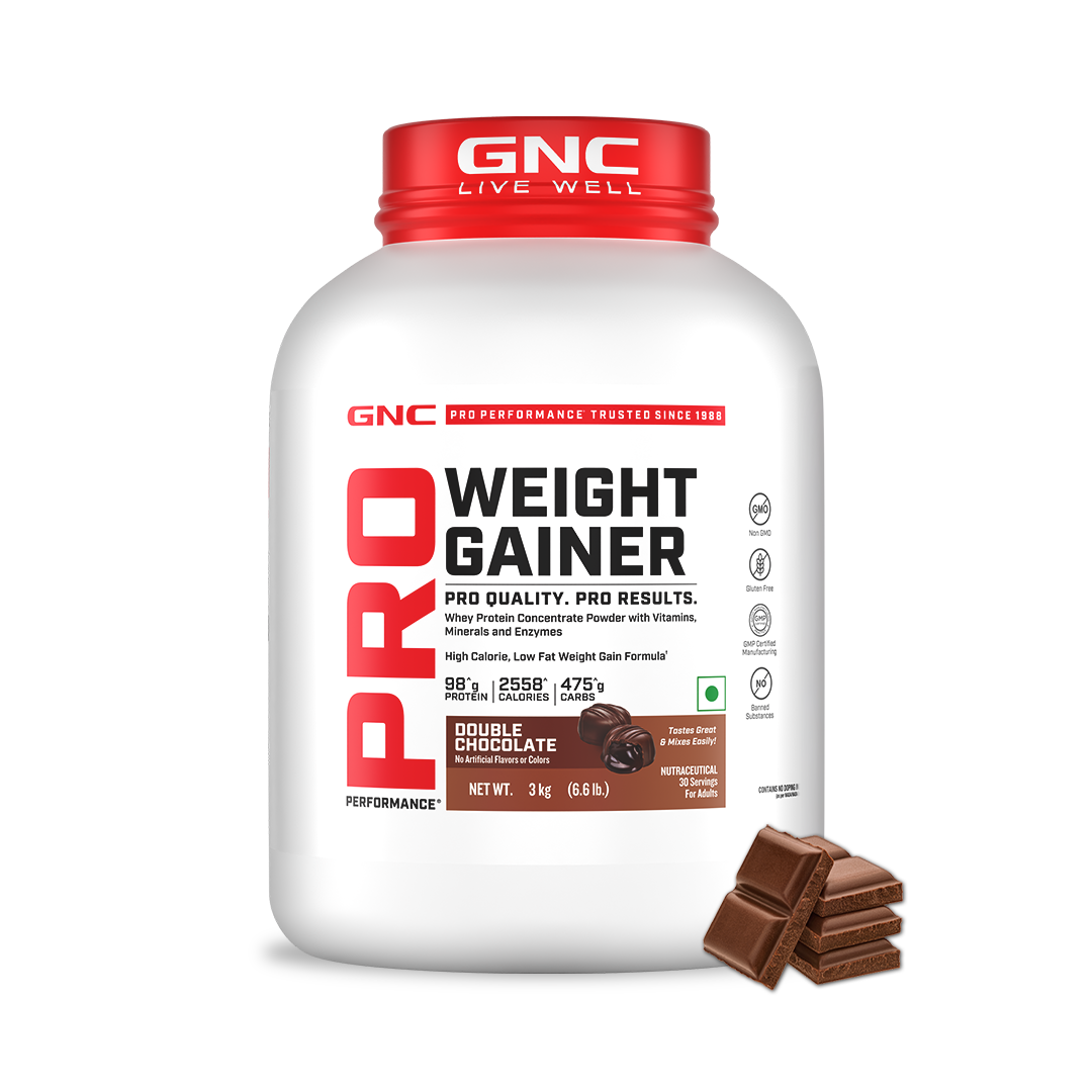 GNC PRO PERFORMANCE WEGIT GAINER 3KG DOUBLE CHOCOLATE