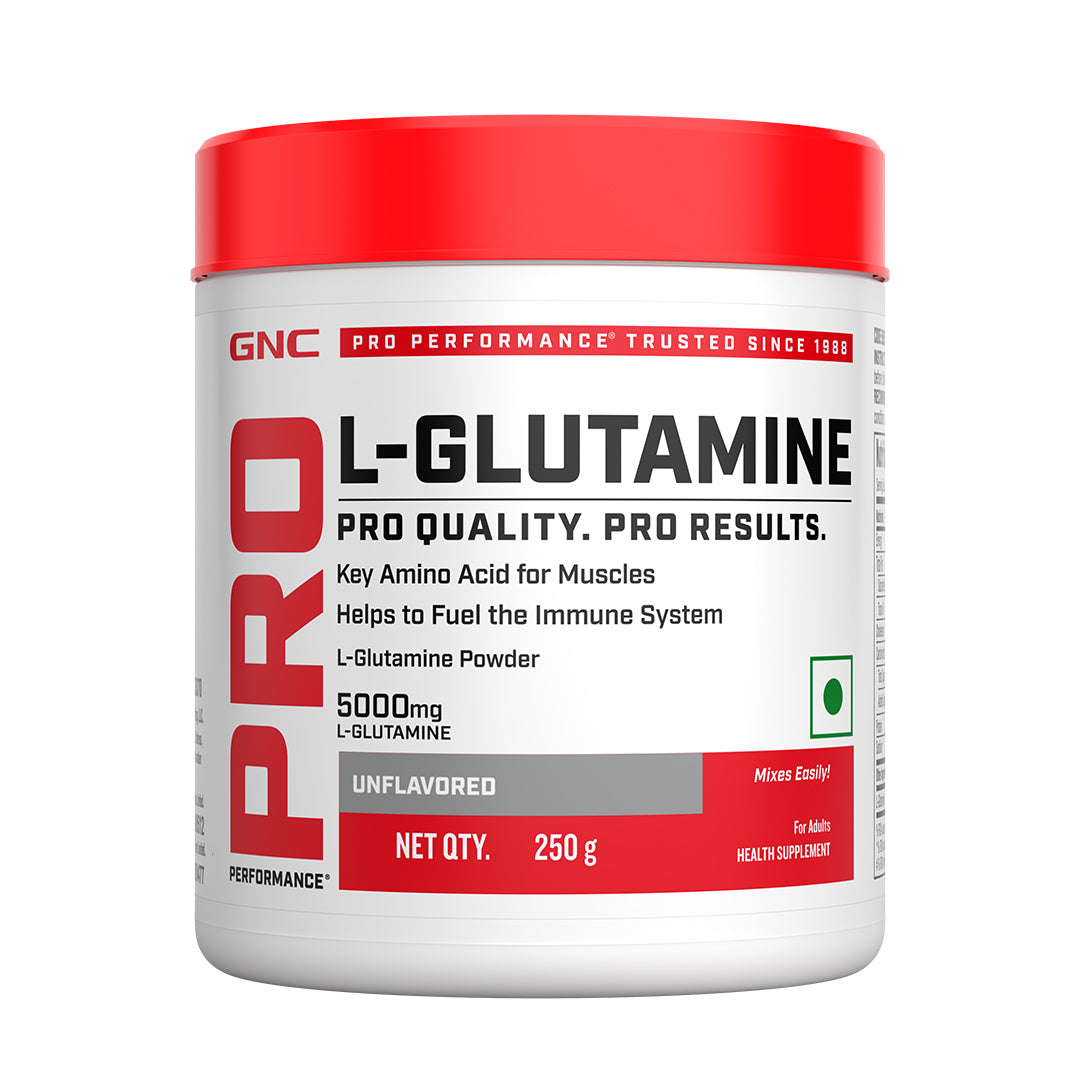 GNC PRO L-GLUTAMINE UNFLAVOURED 250G